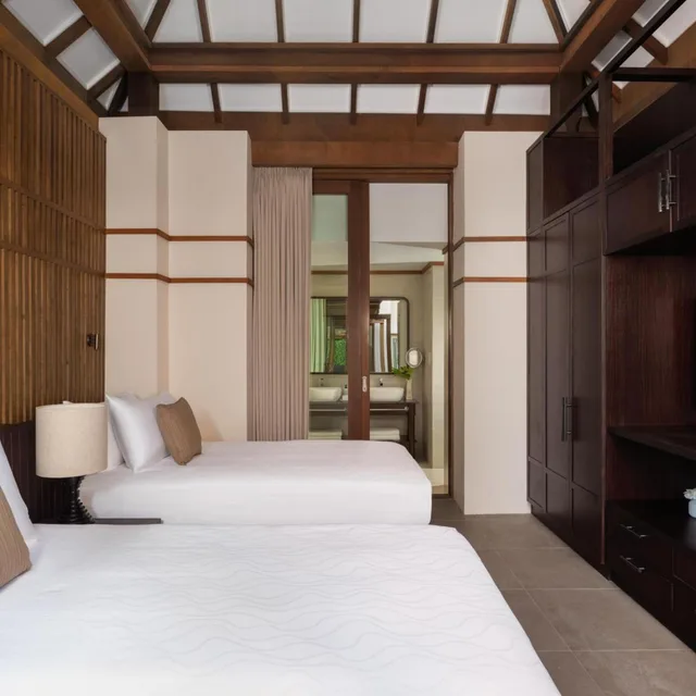2 BEDROOM DELUXE BEACH VILLA WITH POOL -Transfer Included Seaplane، Conrad Maldives Rangali Island 1/4