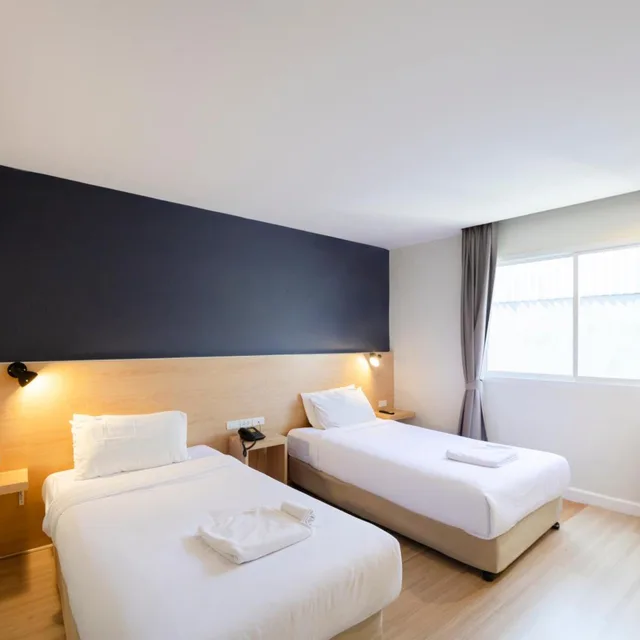 غرفة بسريرين منفصلين، Solo Express Sukhumvit 81 4/9