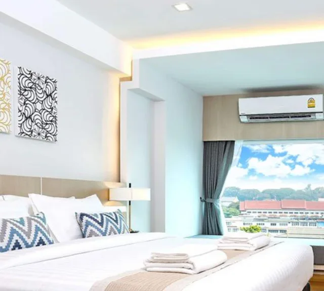 غرفة ديلوكس بسرير مزدوج، Sann Hotel 1/5