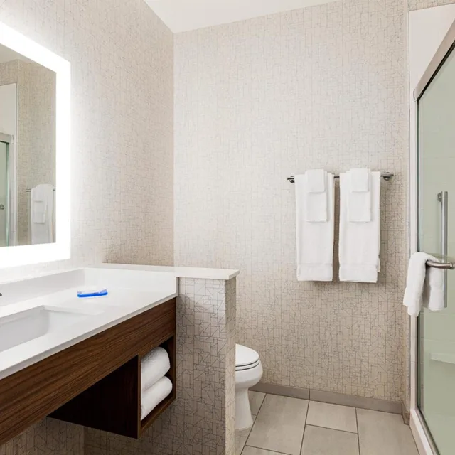 جناح ديلوكس بسرير كوين لذوي الإعاقة، Holiday Inn Express and Suites Austin North Pflugerville 2/4