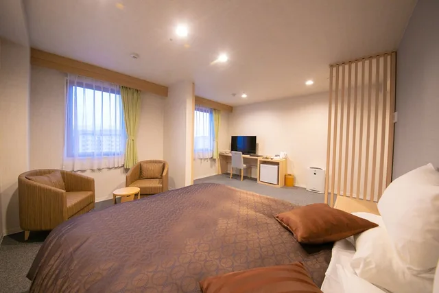 غرفة ديلوكس بسرير مزدوج بغرفة نوم واحدة، Hotel Satsukien 1/4