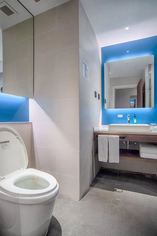 غرفة قياسية بسرير كينج بإطلالة على المدينة، Holiday Inn Express Taian City Center 4/6