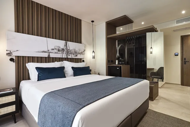 Comfort, Twin Beds, City Side، Athenarum Portus Life & Style Hotel Piraeus 1/4