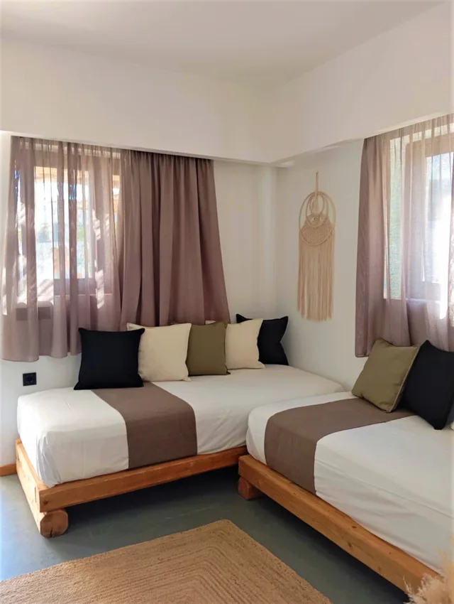 غرفة عائلية بإطلالة على الحديقة، Helios Beach Hotel & Bungalows 1/5