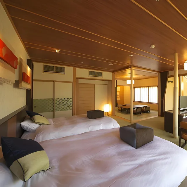 Semi Western, Style, Deluxe, Ocean View, Outdoor Bath, Ocean Wing، Bettei Umi To Mori 1/1