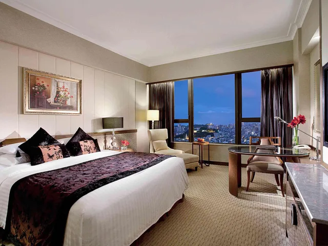 غرفة سوبيريور بسرير مزدوج بإطلالة على المدينة، Sofitel Macau at Ponte 16 1/3