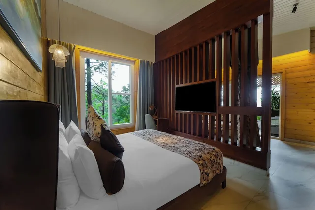 Plus, Premium, Cottage, King Bed, Valley View، UNA Comfort Kasauli Hills Resorts 5/10