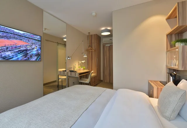 غرفة مفردة بسرير كوين، Parkhotel Oberhausen 1/4