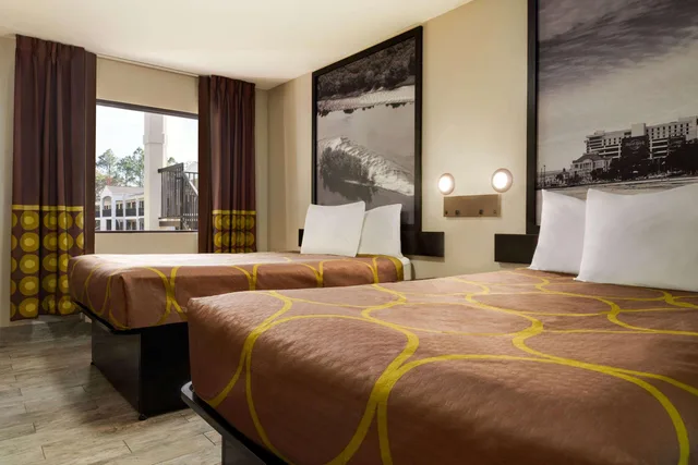 غرفة بسريرين مزدوجين للمدخنين، Super 8 By Wyndham Ocean Springs Biloxi 2/2