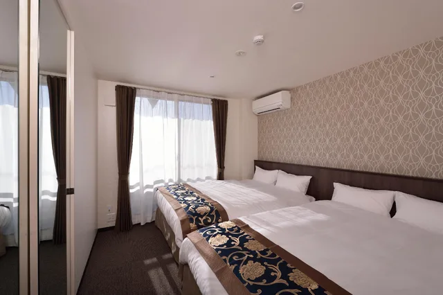 غرفة قياسية بسريرين منفصلين، Uu Inn Fushimi Kyoto 1/1