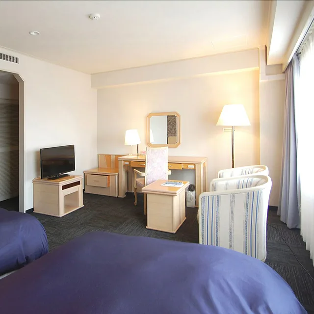 غرفة بسريرين منفصلين للمدخنين، Hotel Excel Okayama 2/3