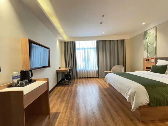 غرفة سوبيريور بسرير مزدوج، GreenTree Inn Anhui Suzhou Yongqiao Qiongyun Market 2/2