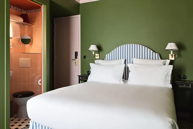 غرفة مريحة بسرير كوين، Hotel Les Deux Gares 7/10