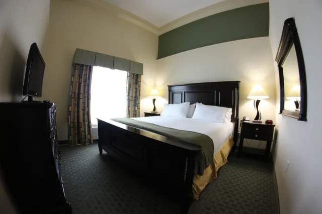 جناح بسرير كينج بغرفة نوم واحدة مع أريكة، Holiday Inn Express and Suites Cocoa 5/10