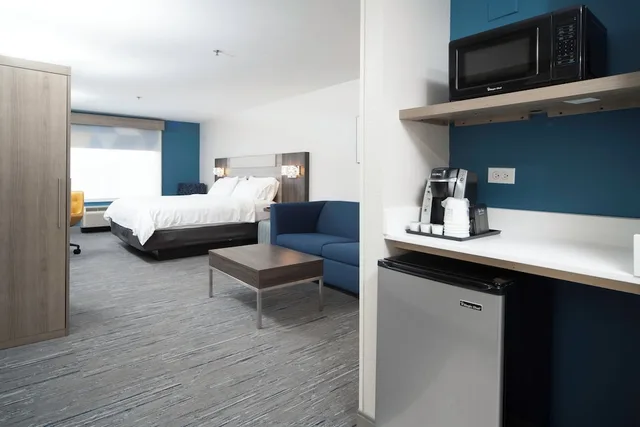 غرفة بسرير كينج مع أريكة لذوي الإعاقة، Holiday Inn Express Hotel Suites Atlanta Johns Creek 6/8