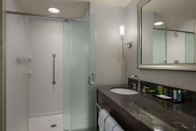 جناح بسرير كينج بغرفتين مع أريكة، Embassy Suites By Hilton Savannah Airport 3/3