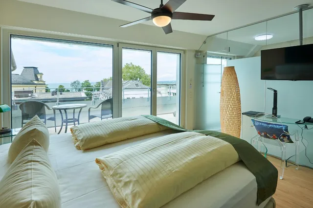 غرفة بسرير مزدوج بشرفة، Hotel Bodensee GmbH 6/10