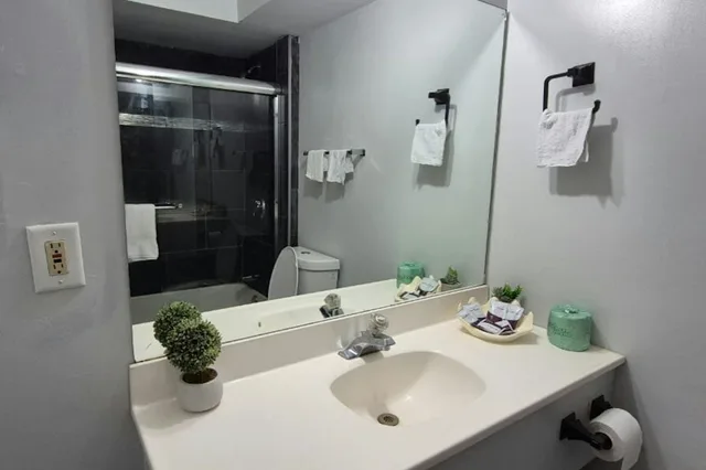 غرفة بسرير كينج لغير المدخنين بحوض جاكوزي، Des Plaines Motel By OYO O'Hare Airport Chicago 5/6
