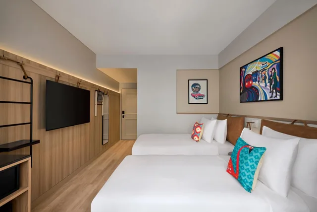 Moxy, Twin Beds، Moxy Mumbai Andheri West 1/2