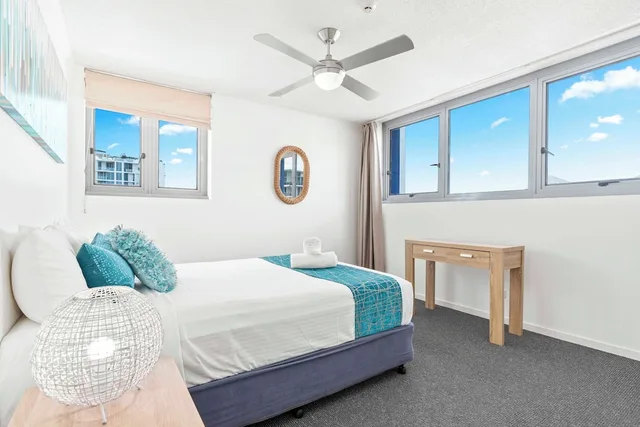 شقة بسرير كوين بإطلالة على البحر بغرفة نوم واحدة، Northwind Holiday Apartments Mooloolaba 1/10