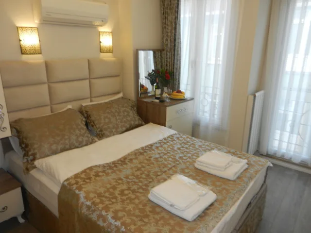 غرفة بسرير مزدوج بإطلالة على المدينة، Best Home Suites Sultanahmet Aparts 3/3