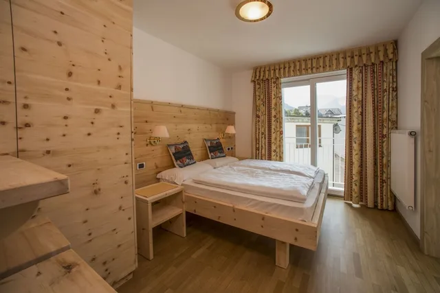 غرفة بسرير مزدوج أو سريرين منفصلين، Hotel Garni Snaltnerhof 2/3