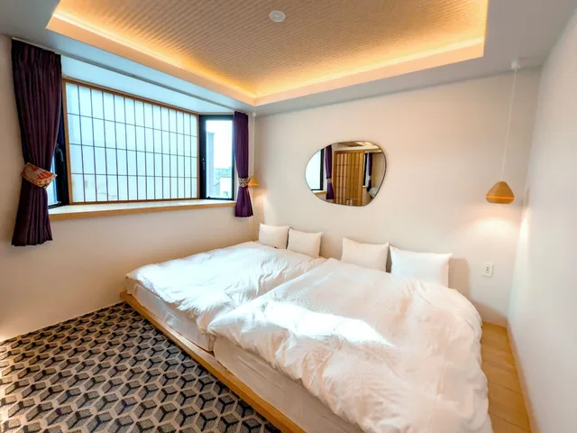 غرفة ديلوكس بسريرين مزدوجين وفرشتي فوتون، Hotel Imagine Kyoto 2/10