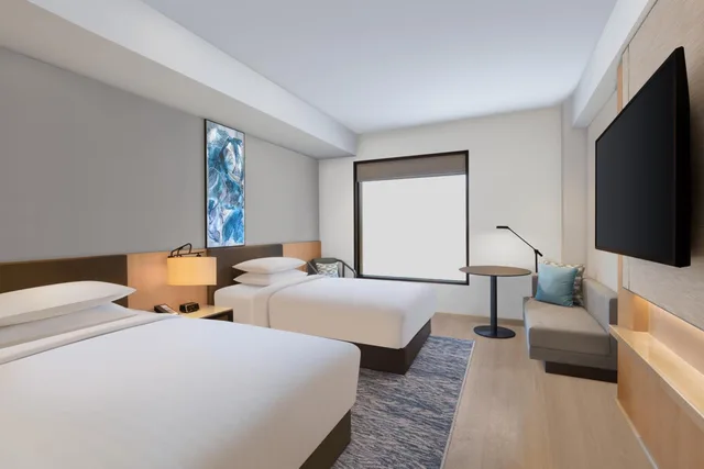 غرفة ديلوكس بسريرين منفصلين، Fairfield by Marriott Dehradun 3/4