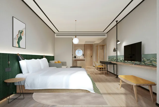 غرفة سوبيريور بسرير كينج، Hilton Garden Inn Rizhao High Tech Zone 1/5