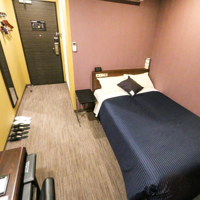 غرفة بسرير نصف مزدوج، Hotel Livemax Mikawaanjo Ekimae 2/4