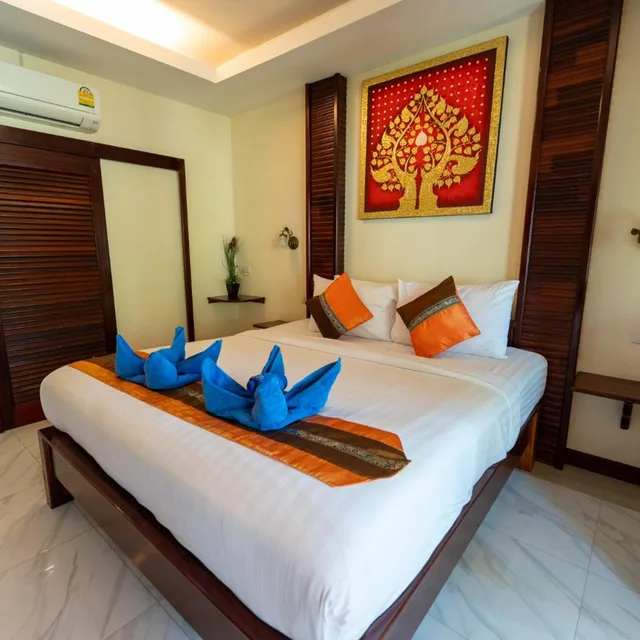 غرفة بسرير مزدوج بإطلالة على الحديقة، Wind Beach Resort 1/7
