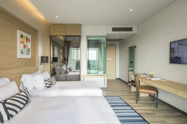 Tower, Studio, Twin Beds، Aisana Hotel Korat 3/6