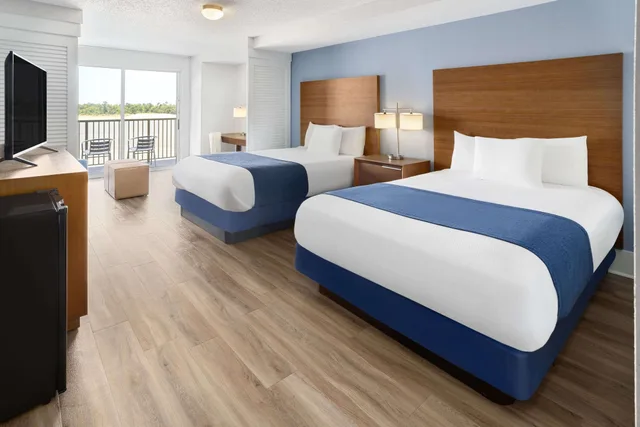 غرفة ديلوكس بسريرين كوين، WaterView Casino and Hotel Trademark Collection by Wyndham 1/1
