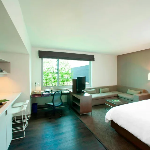 استوديو بسرير كينج مع أريكة، Element Dallas Fort Worth Airport North 1/2