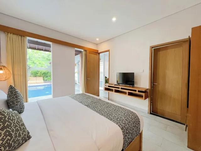 فيلا بسريرين مزدوجين بغرفتي نوم، Apple Villa & Suite Seminyak 3/5