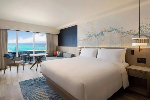 غرفة ديلوكس بسرير كينج بإطلالة على البحر، Kise Beach Palace 1/6