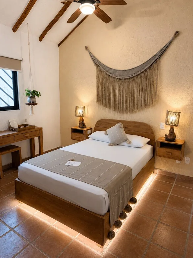 كابينة بسرير مزدوج، Hotel Colibri Beach 6/10