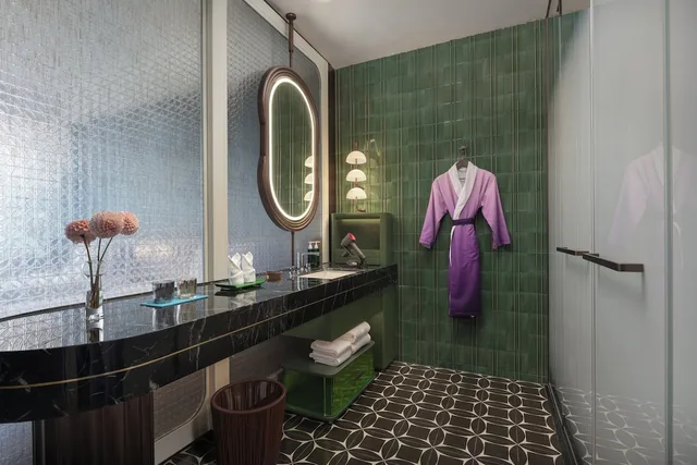 غرفة بريميوم بسرير كينج بإطلالة على الحديقة، Hotel Indigo Chengdu Financial City by IHG 4/7