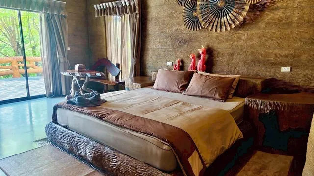 غرفة ديلوكس بسرير مزدوج، Timberland And Fruit Resort 2/10