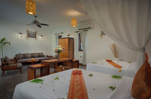 Private, Suite, King Bed, Garden View، La Riviere D Angkor Resort 7/10