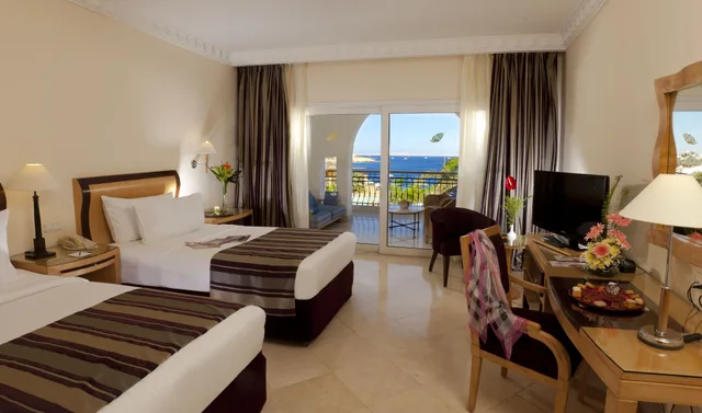 غرفة بسريرين منفصلين بإطلالة على البحر، Savoy Sharm El Sheikh 4/5