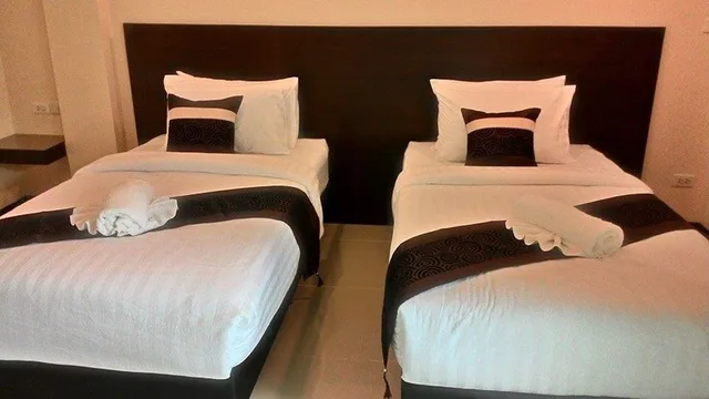 غرفة بسريرين منفصلين، K2 Living Uttaradit 1/2