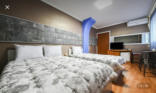 غرفة قياسية بسريرين منفصلين، Sulhwa Motel & Pension 1/1