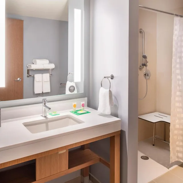 Guest Room, King Bed, Den, Accessible، Hyatt House East Moline/Quad Cities 5/5