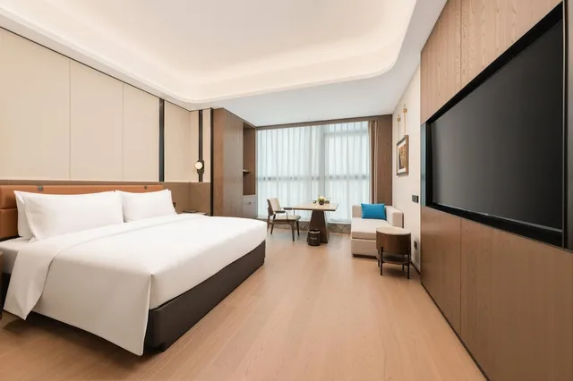 غرفة ديلوكس بسرير كينج للمدخنين، Wyndham Fuzhou Gulou 3/7