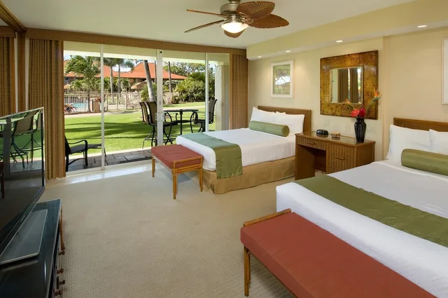 1 Bedroom, Suite, Double Bed, Side Ocean View، Aston Maui Kaanapali Villas 1/2