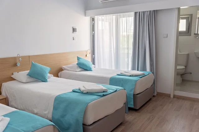 غرفة بسريرين منفصلين، Pyramos Hotel 1/4