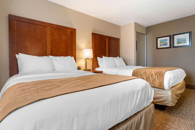 غرفة بسريرين مزدوجين، Comfort Inn & Suites South Hill I-85 2/3