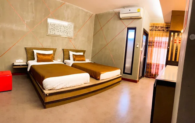 غرفة قياسية بسريرين منفصلين، Loft Living Khonkaen 1/1
