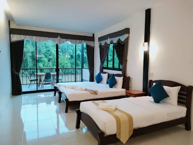 غرفة ديلوكس بإطلالة على النهر، PECHMANEEKAN BEACH RESORT 2/2